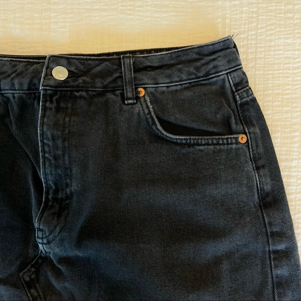 Topshop Moto Black Denim Skirt - Picture 6 of 14